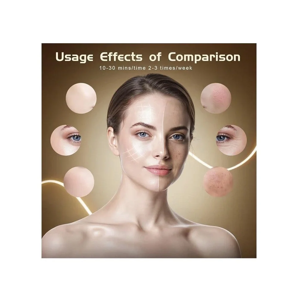 BNU Wireless LED Light Therapy Face Mask 400 Beads Anti Aging Skincare Tool - Picture 4 of 13